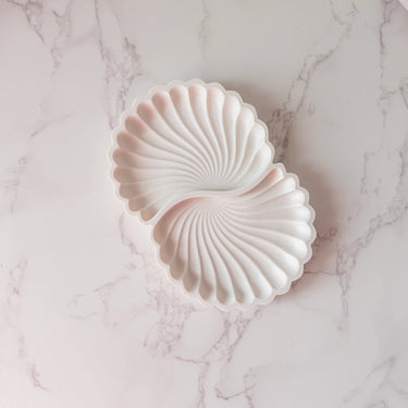 Swirl Double Tray Jewelry Trinket Dish